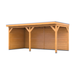 Douglas overkapping 302x578cm + wanden blank Verando, Pure